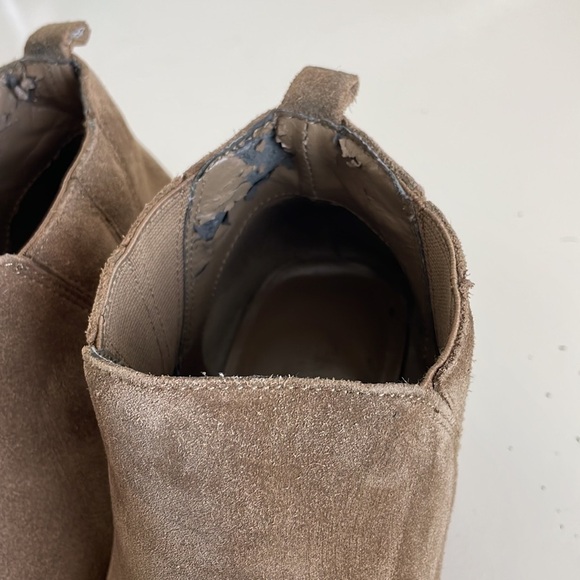 Crown Vintage Women’s Tan Suede Pointed Toe Ankle Booties -Size 8 - Picture 6 of 7